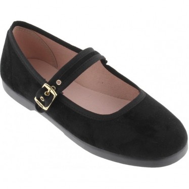Victoria 1080111 Gong-Fu Velvet Damen Ballerinas NEGRO