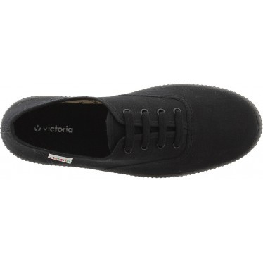 Victoria 1116101 Damen-Sportschuh mit doppeltem Canvas NEGRO