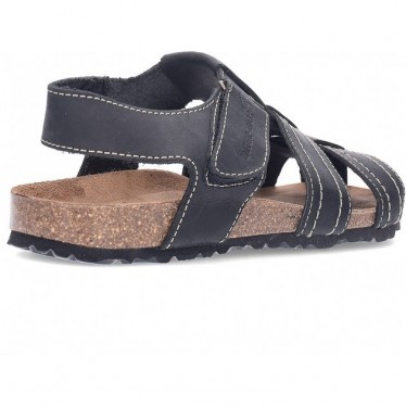 Interbios geschlossen Sandalen NEGRO