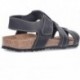 Interbios geschlossen Sandalen NEGRO