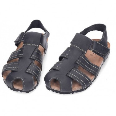 Interbios geschlossen Sandalen NEGRO