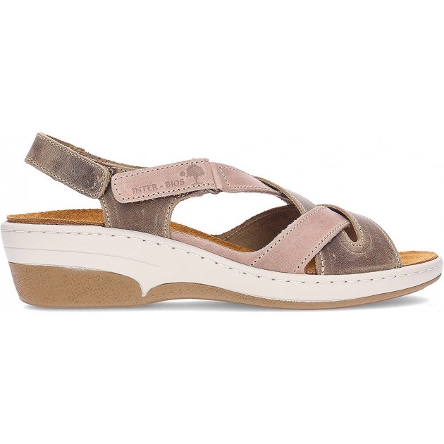 Interbios Zopfsandalen 3017 KAKI_BEIG Interbios Zopfsandalen 3017 KAKI_BEIG
