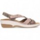 Interbios Zopfsandalen 3017 KAKI_BEIG