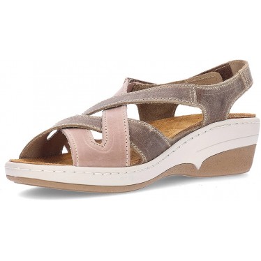 Interbios Zopfsandalen 3017 KAKI_BEIG