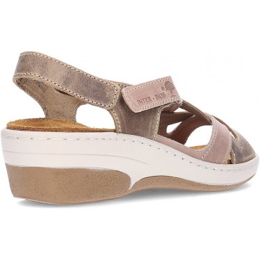 Interbios Zopfsandalen 3017 KAKI_BEIG