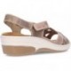 Interbios Zopfsandalen 3017 KAKI_BEIG