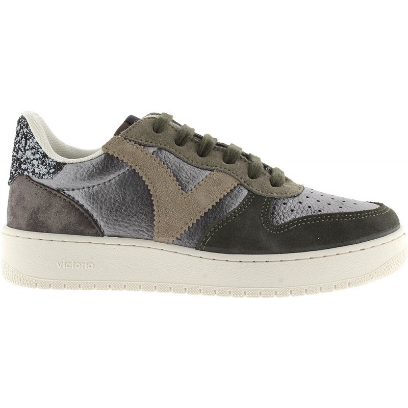 Victoria Sneaker 1258257 Madrid Metallic KAKI