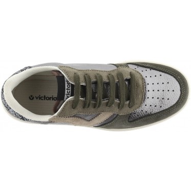 Victoria Sneaker 1258257 Madrid Metallic KAKI