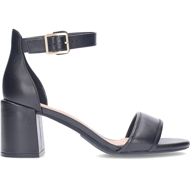 CLARKS EZORIA Sandalen mit Absatz BLACK