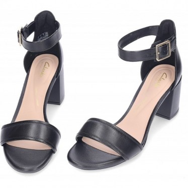 CLARKS EZORIA Sandalen mit Absatz BLACK