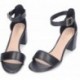 CLARKS EZORIA Sandalen mit Absatz BLACK