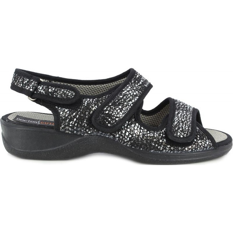 Doctor Cutillas Hausschuhe 21794 Selbsthaftend NEGRO