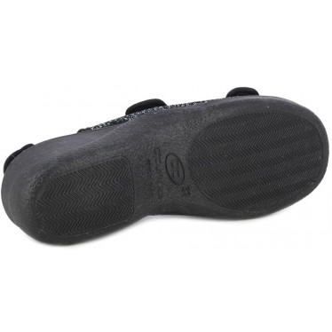 Doctor Cutillas Hausschuhe 21794 Selbsthaftend NEGRO