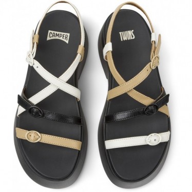 CAMPER Twins Ledersandalen K201713 NEGRO_004