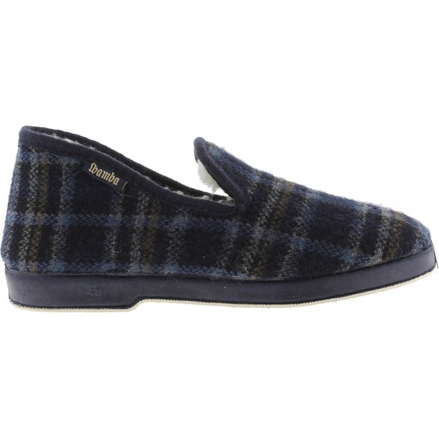 Victoria 200301M Bequeme Hausschuhe im Karomuster, Unisex MARINO Victoria 200301M Bequeme Hausschuhe im Karomuster, Unisex MARINO