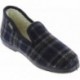 Victoria 200301M Bequeme Hausschuhe im Karomuster, Unisex MARINO