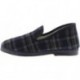 Victoria 200301M Bequeme Hausschuhe im Karomuster, Unisex MARINO