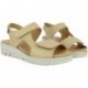 Doctor Cutillas Damensandalen 36150 Selbstklebend PLATINO
