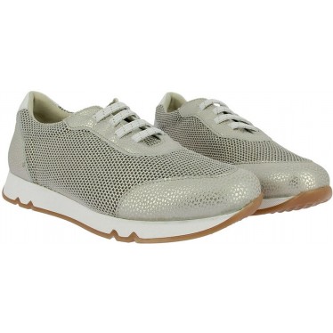 Doctor Cutillas 82562 Metallic-Sneaker für Damen CHAMPAGNE
