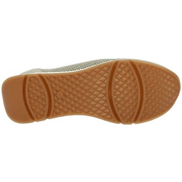 Doctor Cutillas 82562 Metallic-Sneaker für Damen CHAMPAGNE