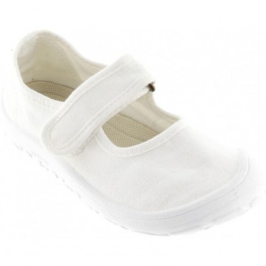 Respektvolle Mary Janes VICTORIA BAREFOOT BOSCO 1370109 BLANCO