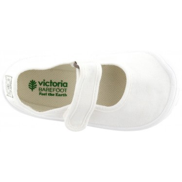 Respektvolle Mary Janes VICTORIA BAREFOOT BOSCO 1370109 BLANCO