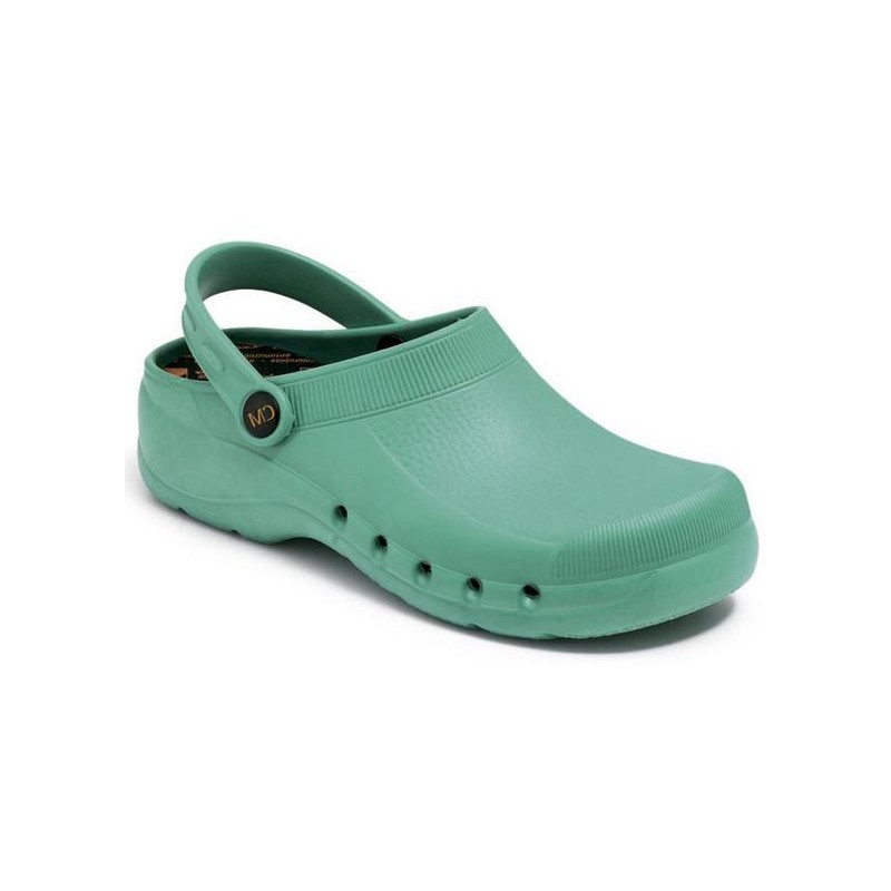 CALZAMEDI Unisex Clogs bequemen anatomischen pvc  VERDE