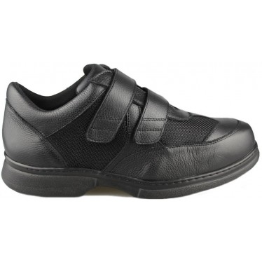 CALZAMEDI Doppelklettschuh diabetischen Fuß  NEGRO