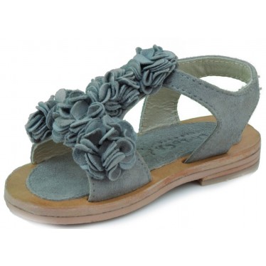 OCA LOCA Baby Sandale Blumen  GRIS