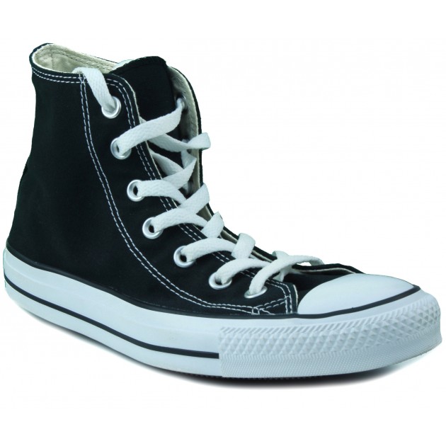 Teilige Segeltuchschuhe Hoch NEGRO